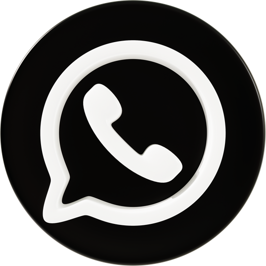 Contact Telephone icon 3d rendering.